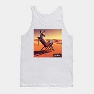 Kangaroo On Mars Tank Top